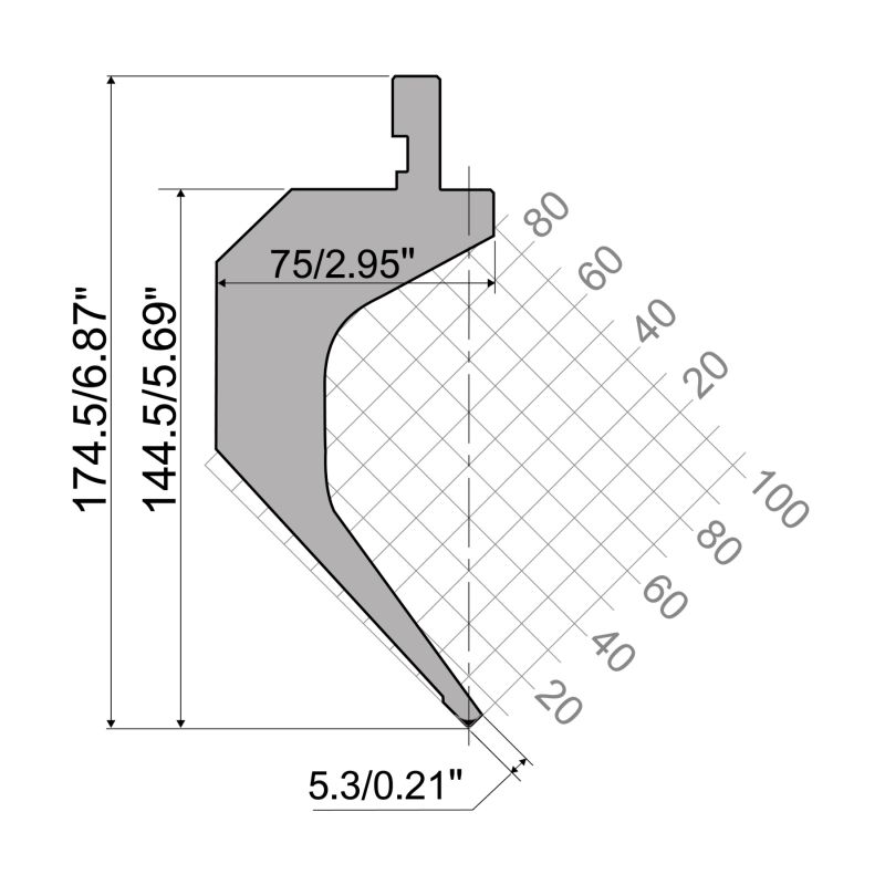 TOP.175.85.R08.S Type R1 Punches Rolleri S.p.A.